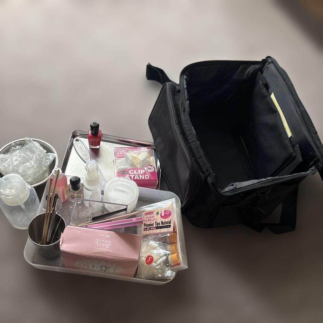 ネイルアート用具セットと収納バッグ　本日お値下げ