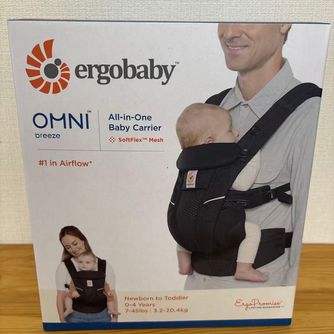 Ergobabyエルゴベビー 抱っこひもOMNI Breeze オニキスブラック