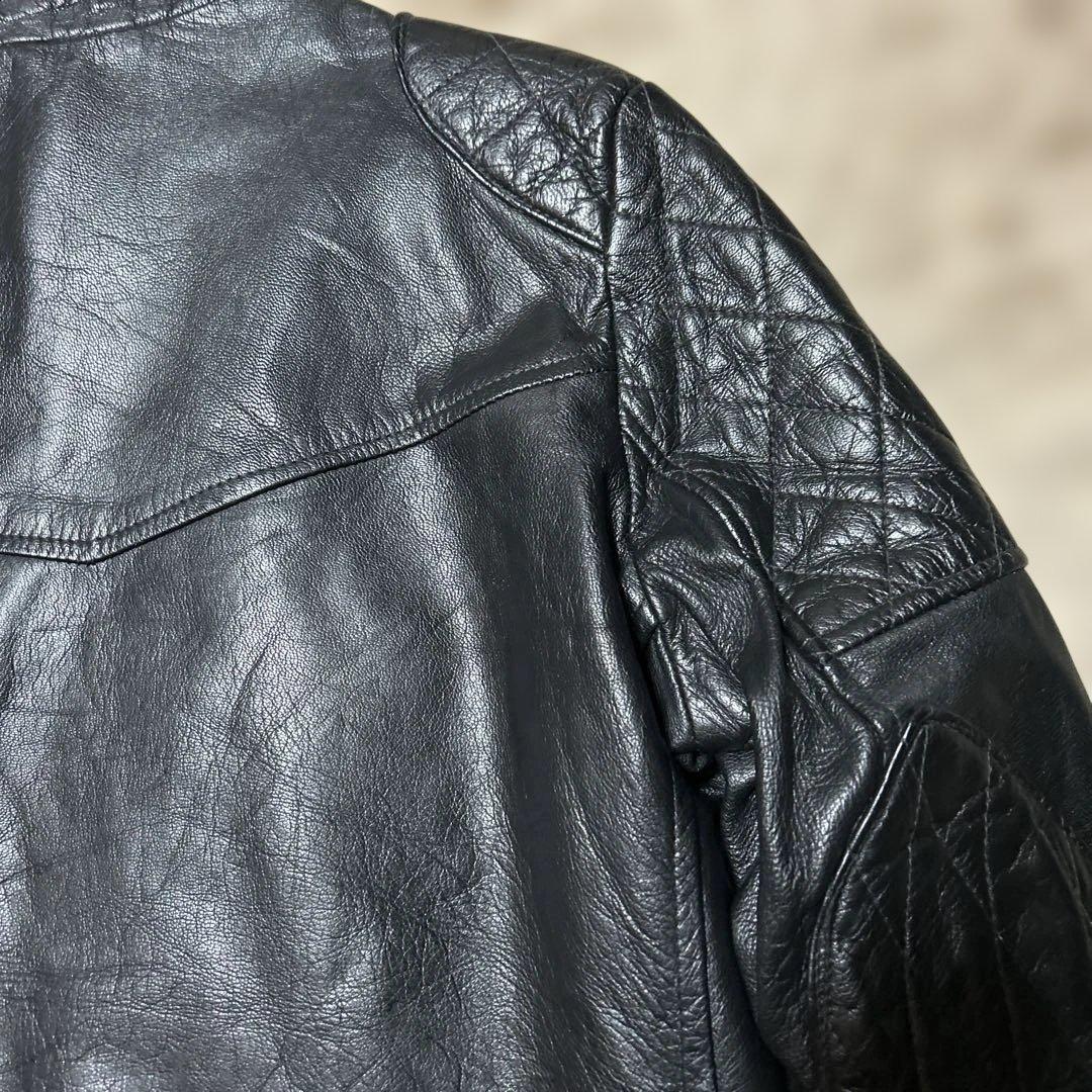 70s UK ヴィンテージ ライダース ロンジャン英国製666パンクルイス