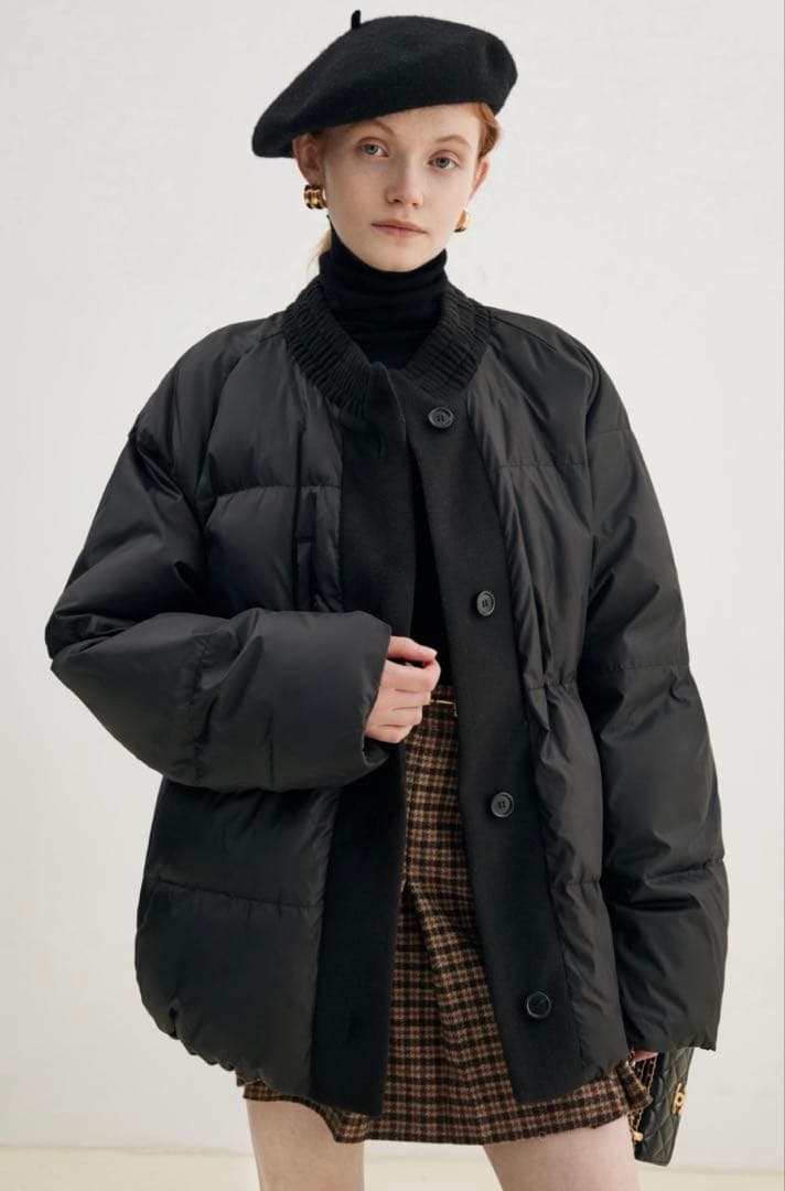 Fano Studios ブラック ダウンジャケット Sサイズ