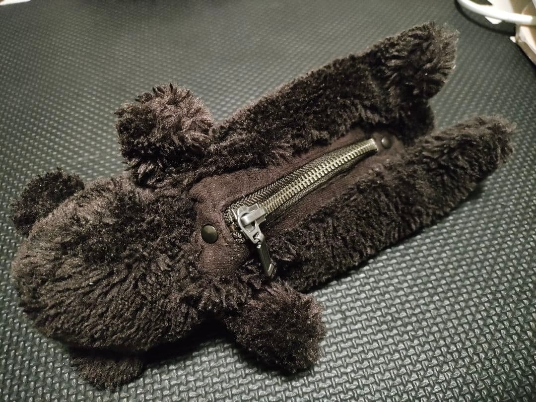 世界に1つだけ　顔無し　茶色　熊ちゃんポーチ