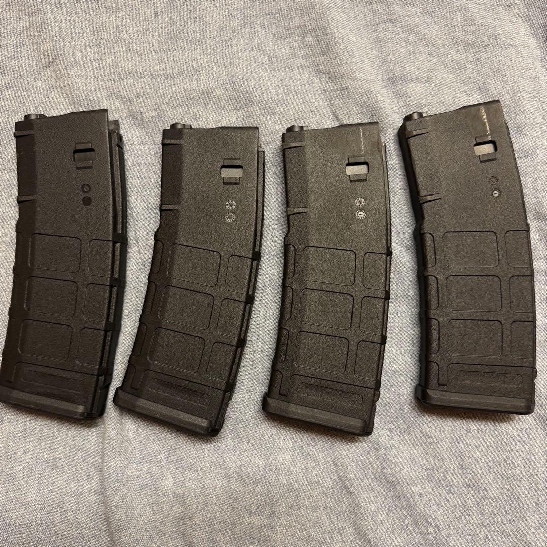 [最終値]次世代用PMAGマガジン　4本(BATTLE AXE) 30/120連