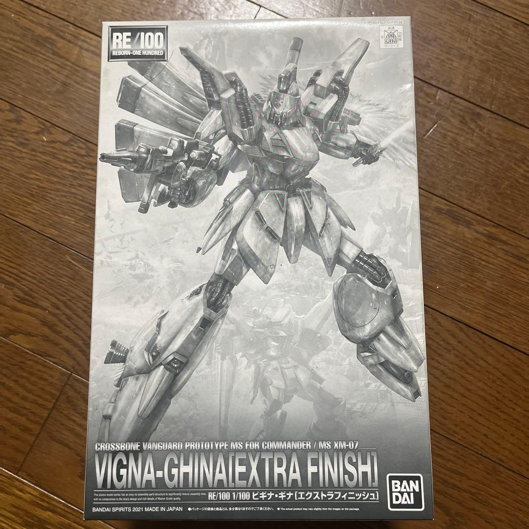 ロボット BANDAI VIGNA-GHINA EXTRA FINISH 1/100 RE/100 1/100 ビギナ・ギナ ［エクストラフィニッシュ］│株式会社