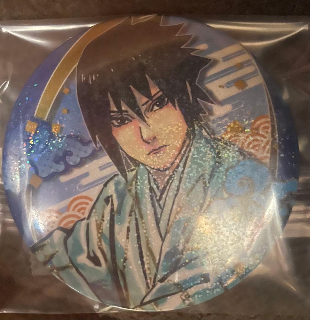 NARUTO 歌舞伎 缶バッジ　ホログラム　うちはサスケ　サスケ