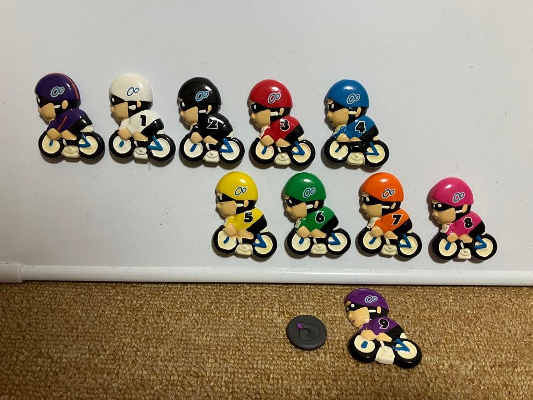 最終値下げ【競輪グッズ】ケイリンマン マグネット10個セット（商品