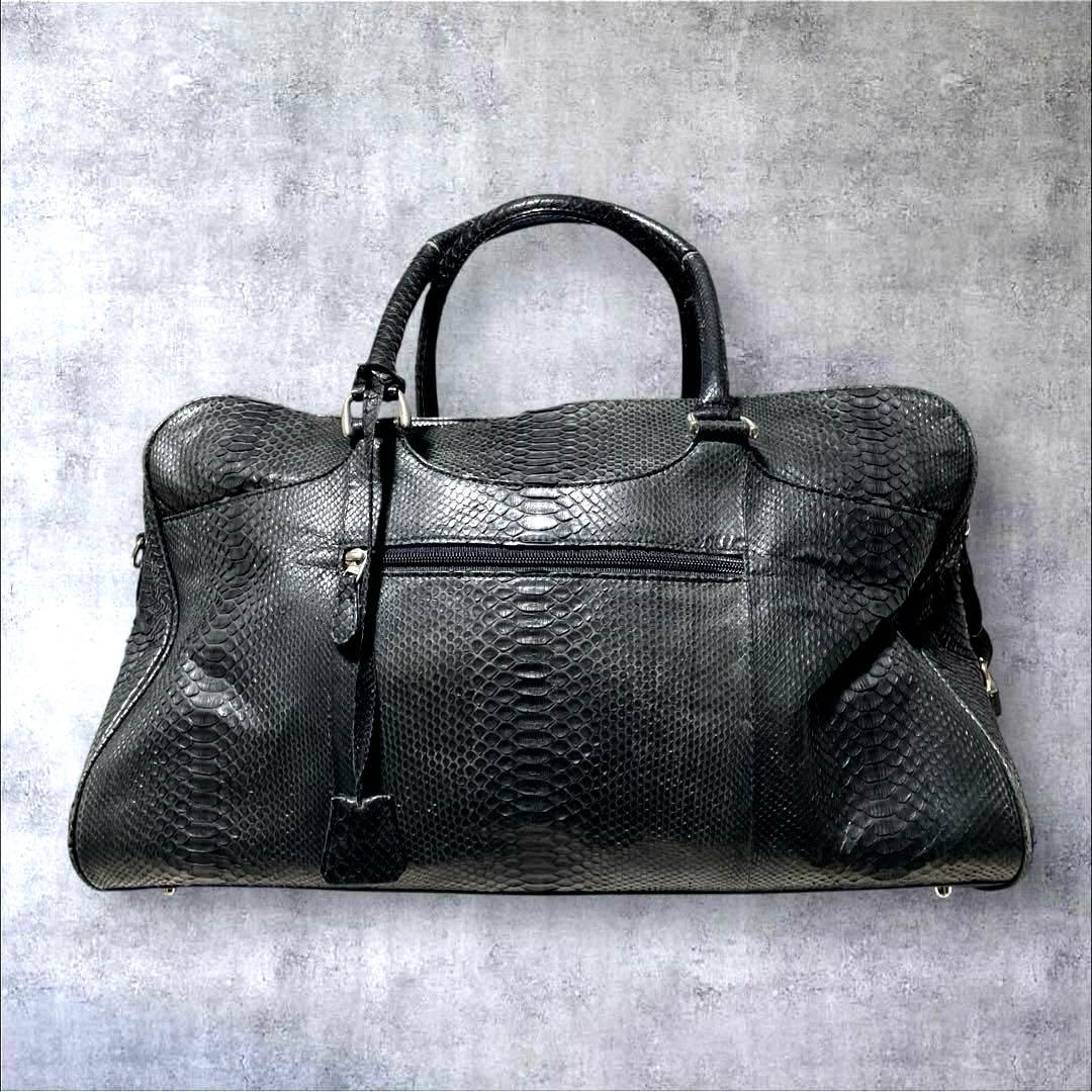 バッグ y2k 00s archive boston bag fake python