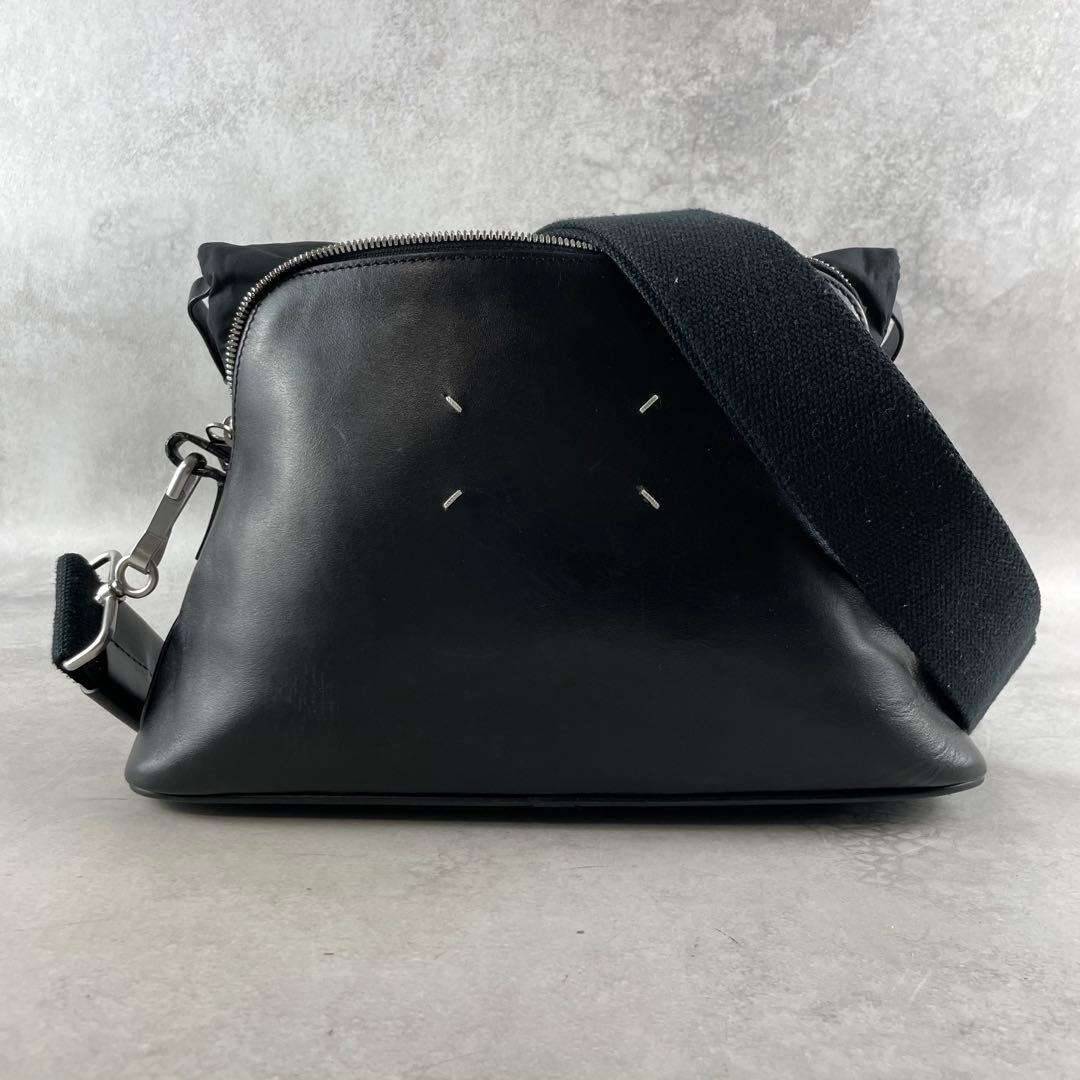 入手困難✨ メゾンマルジェラ ショルダーバッグ 5AC カーフレザー ブラック