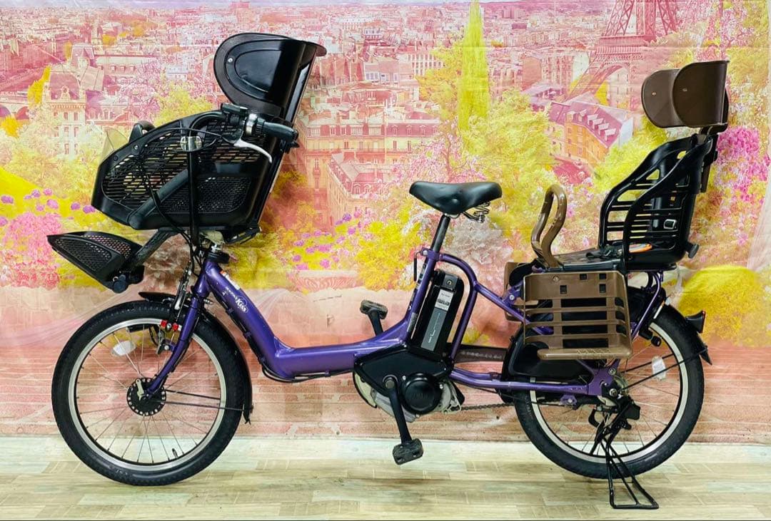 K3064 電動自転車ヤマハ パスキス 子供乗せ 20インチ 送料無料 YAMAHA ヤマハ 電動自転車 PAS Kiss 2025年モデル 20インチ PA20KS