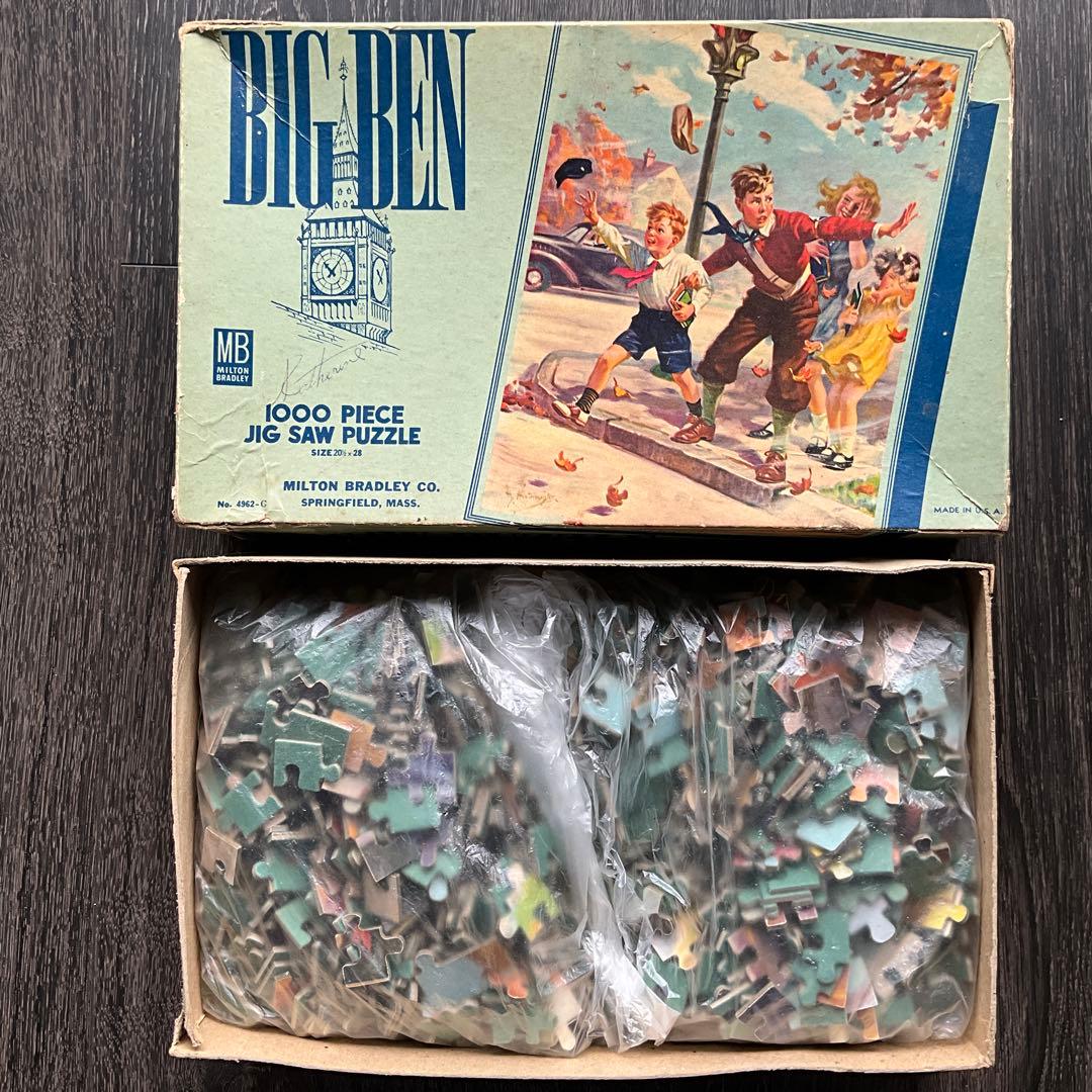 MILTON BRADLEY CO. アメリカ製 アンティーク ジグソーパズル
