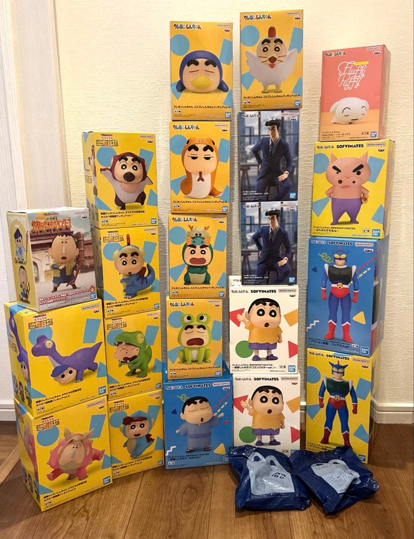クレヨンしんちゃん プライズ ハッピーセット まとめ売り フィギュア 23点 マクドナルドのハッピーセットに「クレヨンしんちゃん」のオモチャが