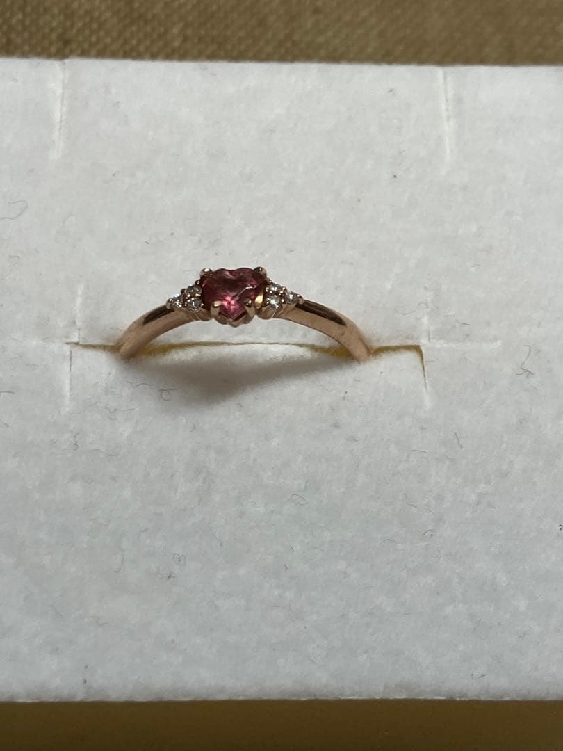 k10ハートが可愛いリング9号