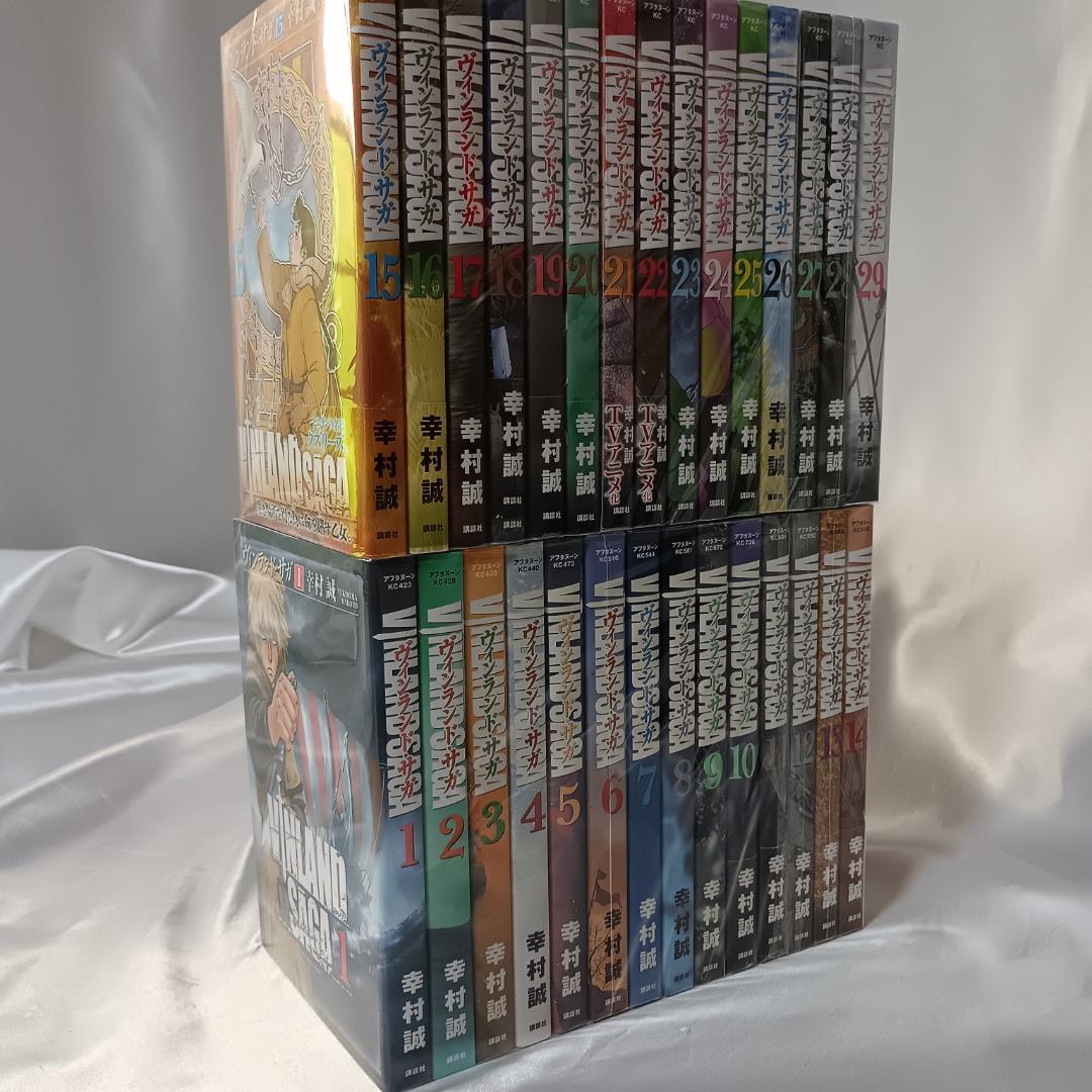 【美品！ほぼ全巻初版！帯付き巻多数！ヴィンランドサガ　全29巻セット】