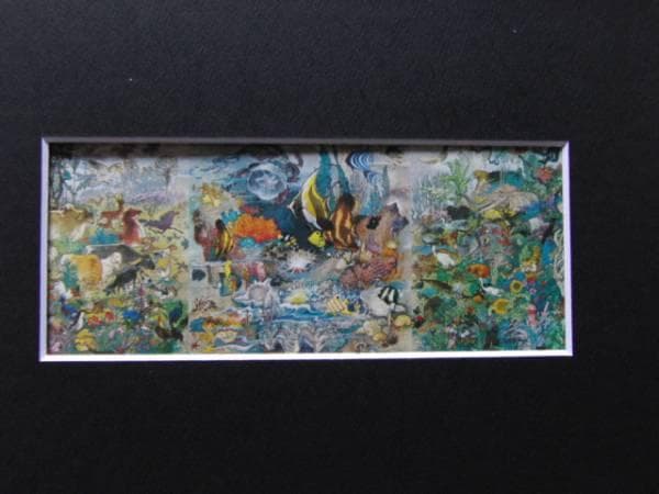 LEE-MAN-FONG（李　曼峰）、森の獣と花、希少な額装用画集画 Lee Man Fong 李曼峰| Goldfish 金魚| Modern Art Day Sale | 2021