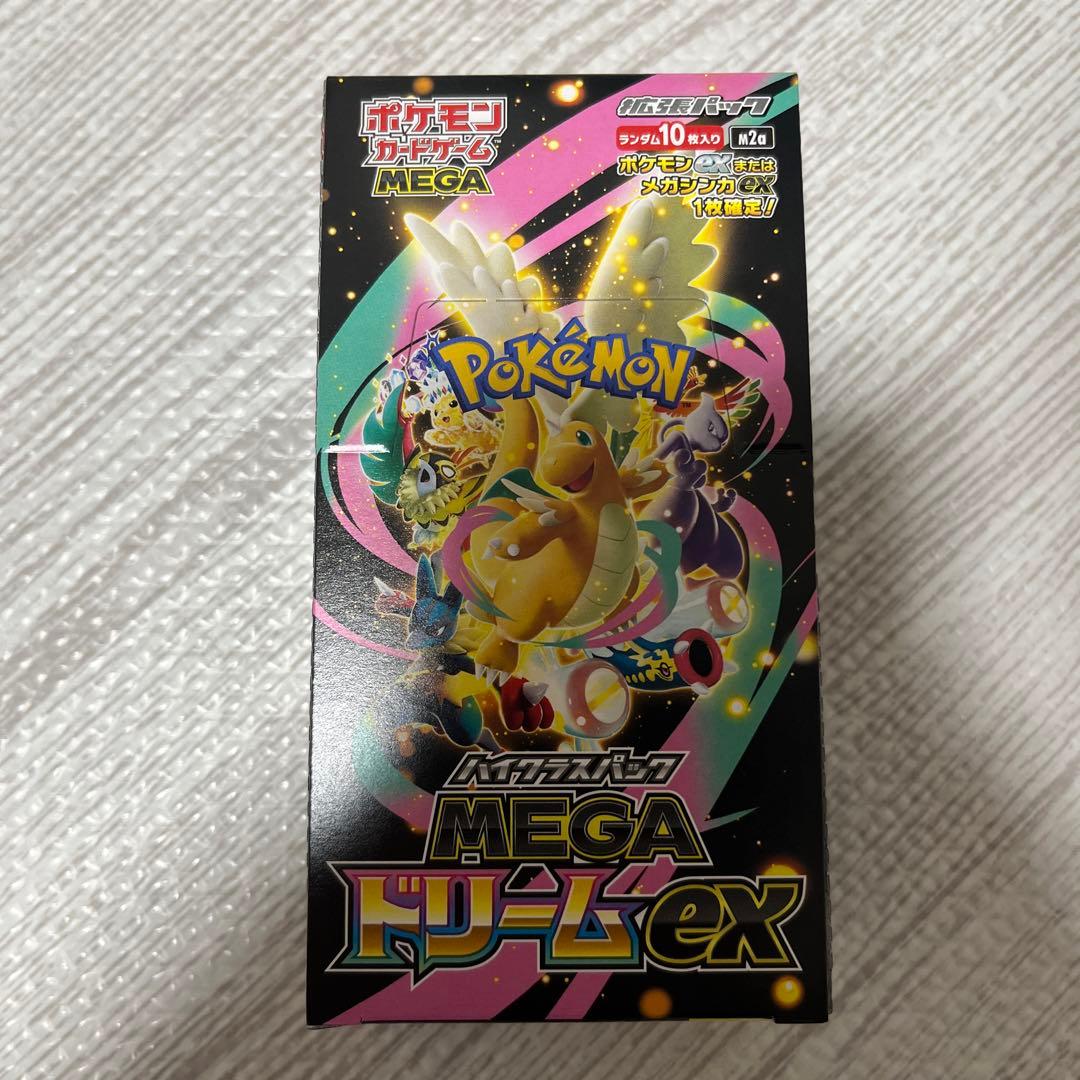 ポケカ　MEGA ドリームEX BOX シュリンク無し　ポケモンカードゲーム ポケモンカードゲーム MEGAドリームex シュリンクなしBOX MEGA ハイ