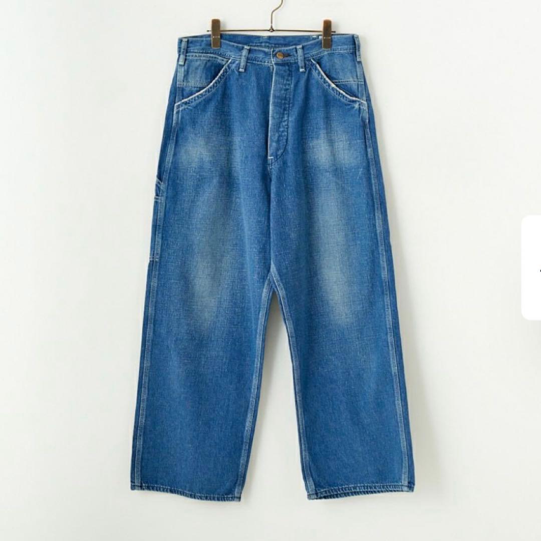 オアスロウ ペインターパンツ デニム orSlow オアスロウ ペインターパンツ デニム ユーズド加工 DENIM