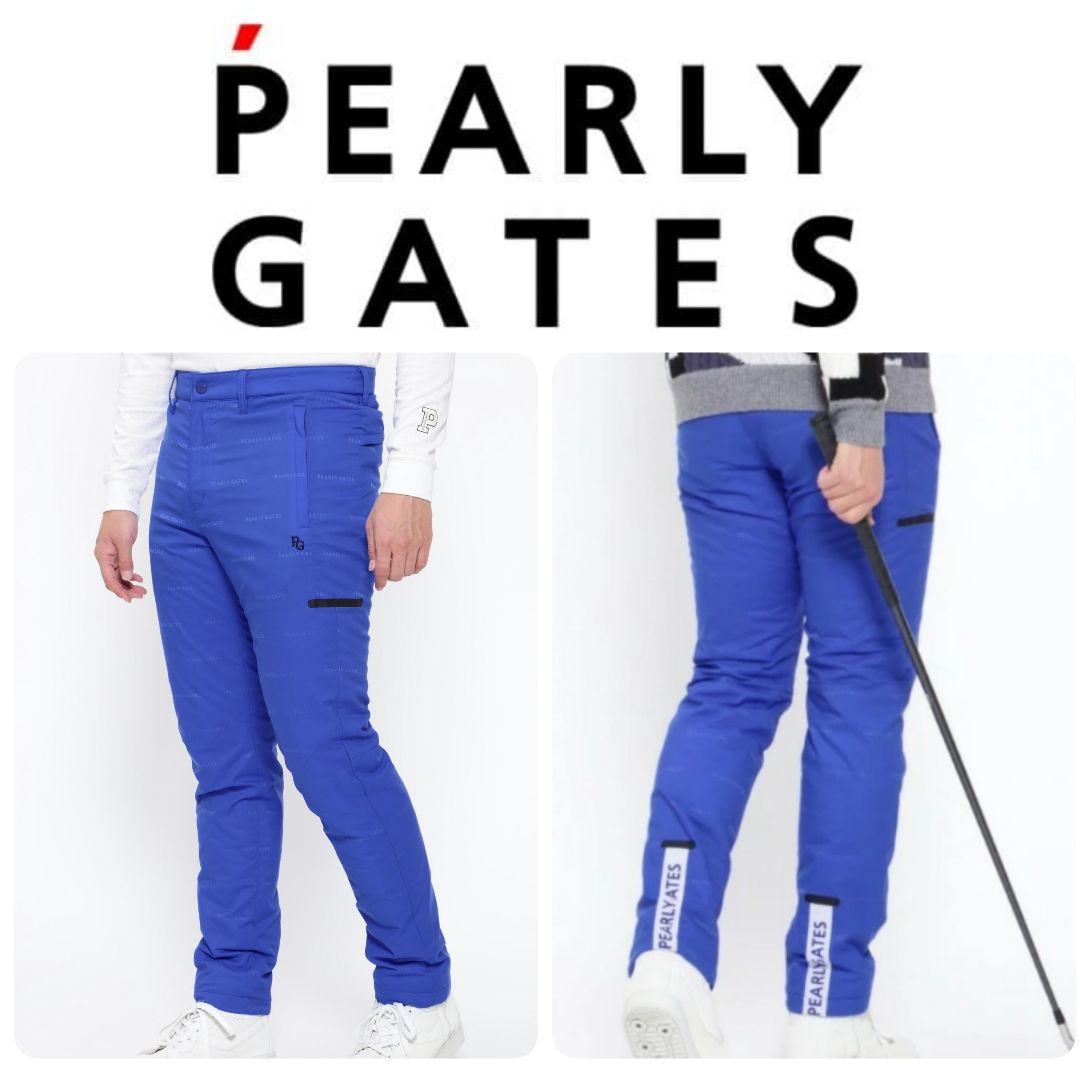 PEARLY GATES ゴルフパンツ 青 中古・古着通販】PEARLY GATES (パーリーゲイツ) ゴルフウェア(パンツ
