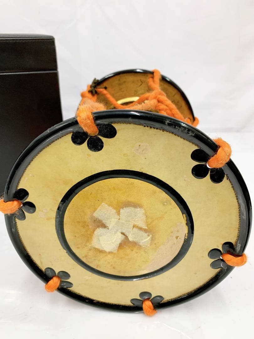 5SAM41 ☆時代物☆ 鼓太鼓 堤太鼓 金蒔絵 和楽器 打楽器 芸者 舞妓