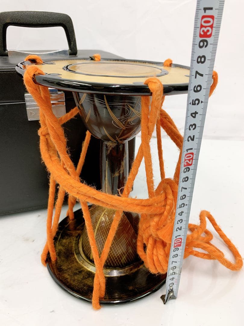 5SAM41 ☆時代物☆ 鼓太鼓 堤太鼓 金蒔絵 和楽器 打楽器 芸者 舞妓