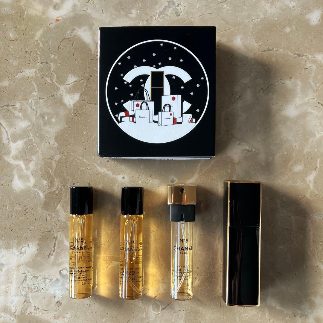 限定品 CHANEL N°5 ミニツイストアンドスプレー 7ml×3本セット