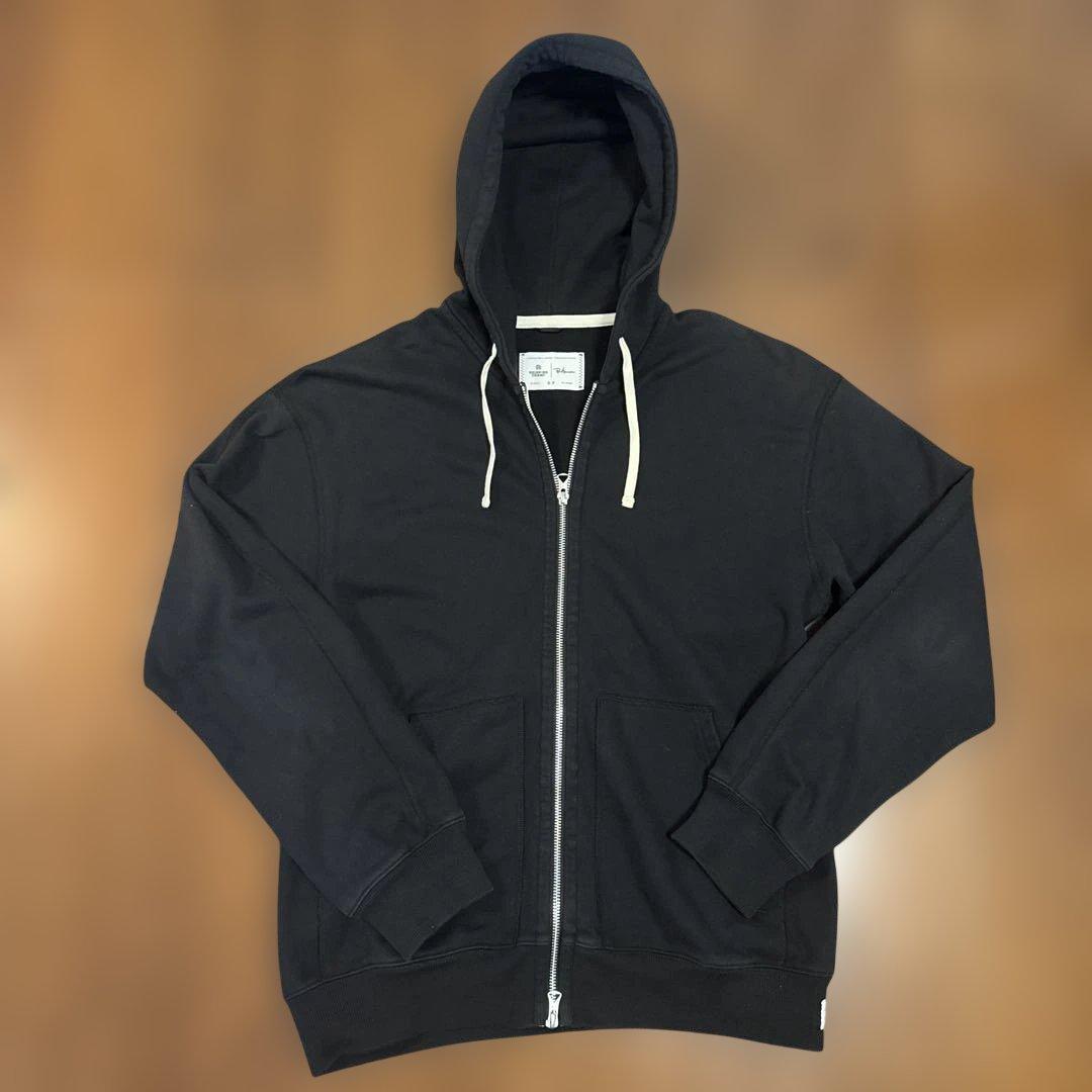 レイニングチャンプ　ロンハーマン別注　ジップアップパーカー　ブラック　S RHC