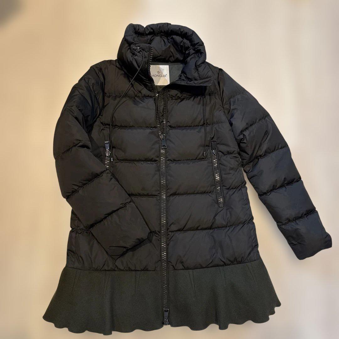 美品　モンクレール　VIBURNUMモスグリーン　ダウンコート