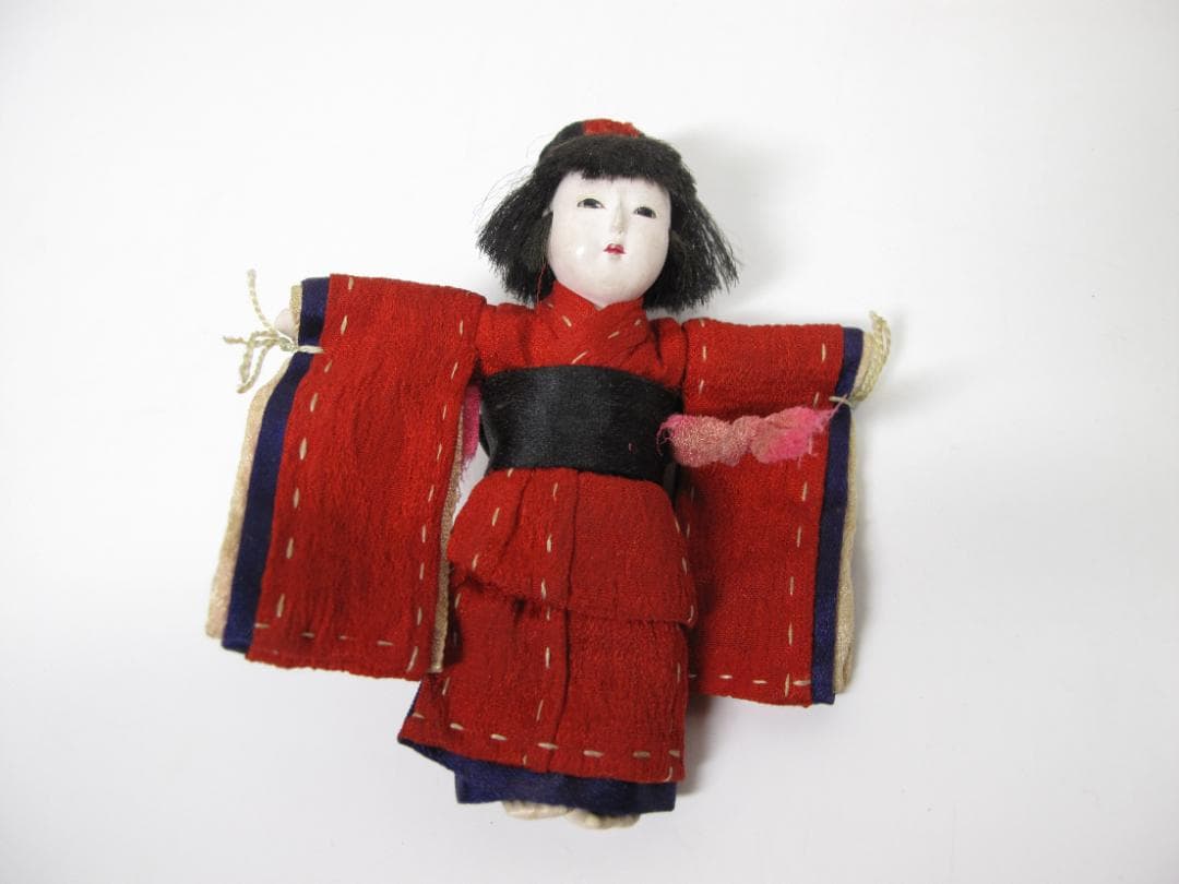 豆日本人形 日本人形 古い 女の子 ヴィンテージ レトロ品 - メルカリ