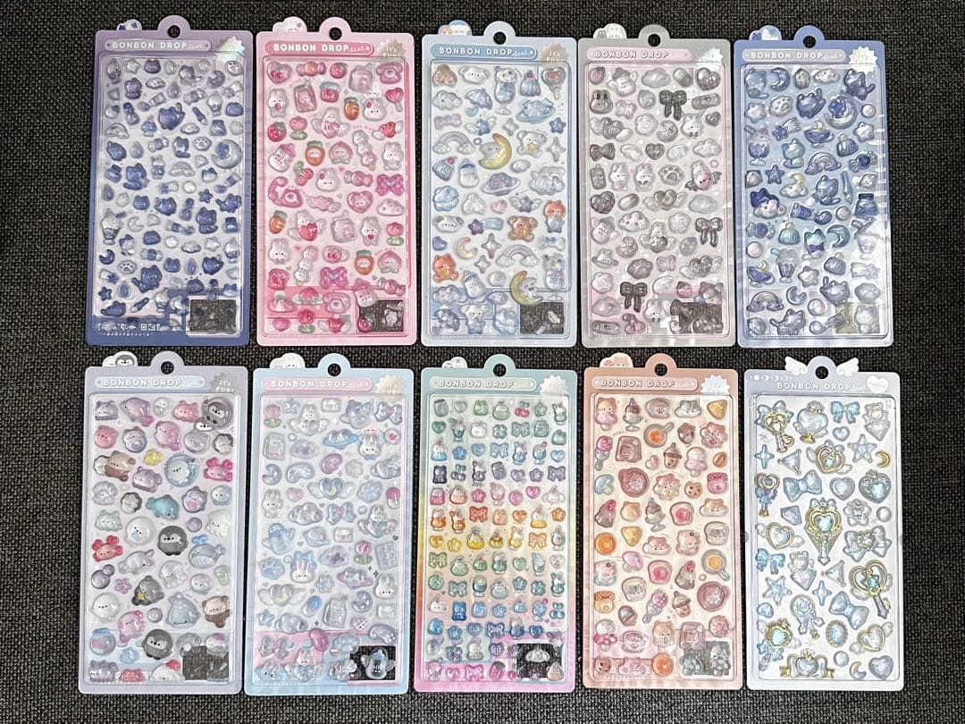正規品 ボンボンドロップシール めろめろ ボンドロ オリジナル10種