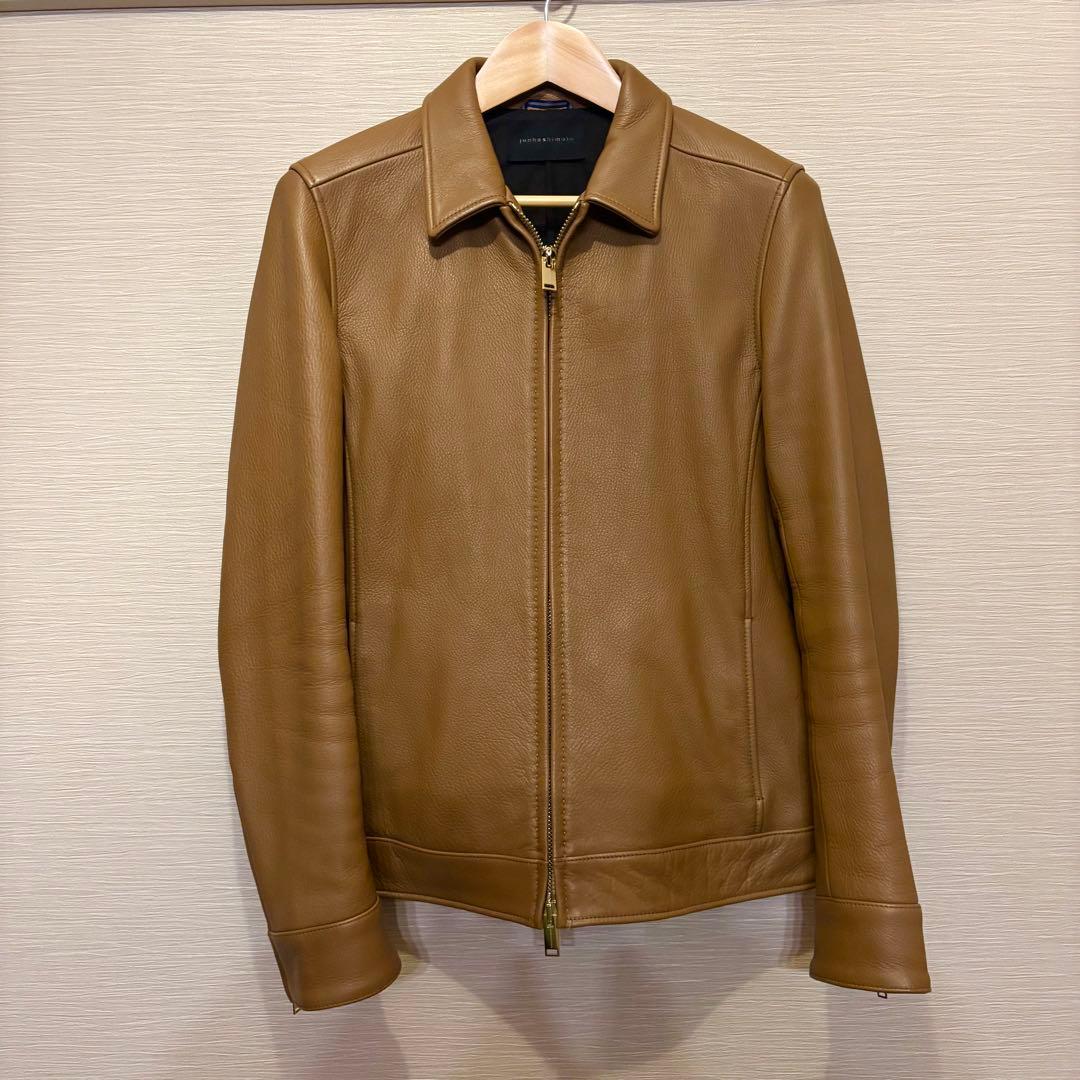 junhashimoto ZIP LEATHER SHIRTS ディアスキン