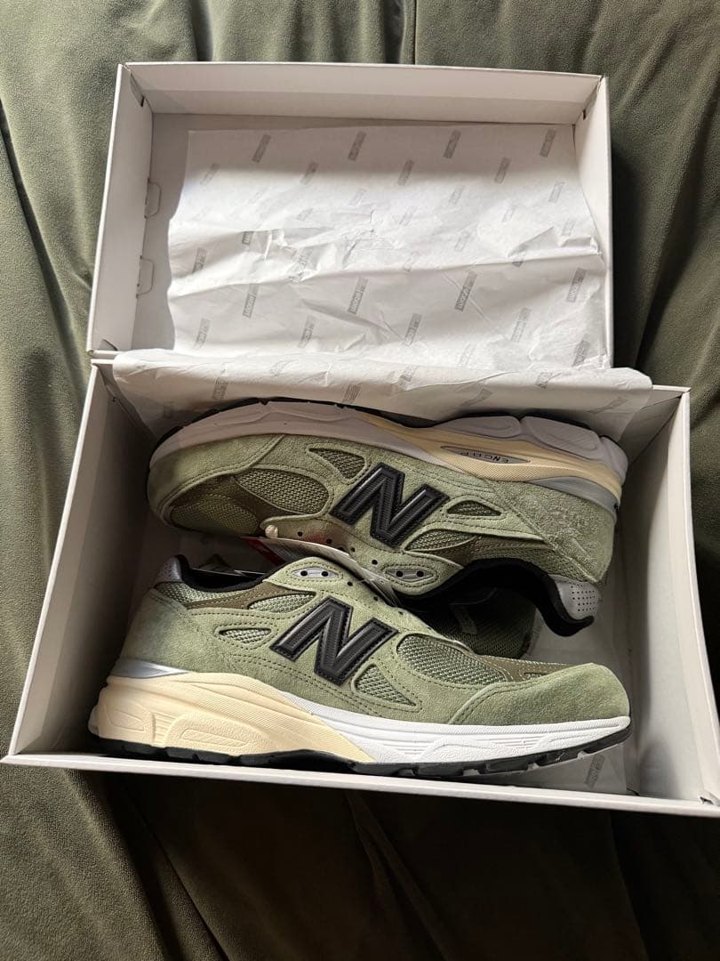 New Balance x JJJJound 990JD3 オリーブグリーン