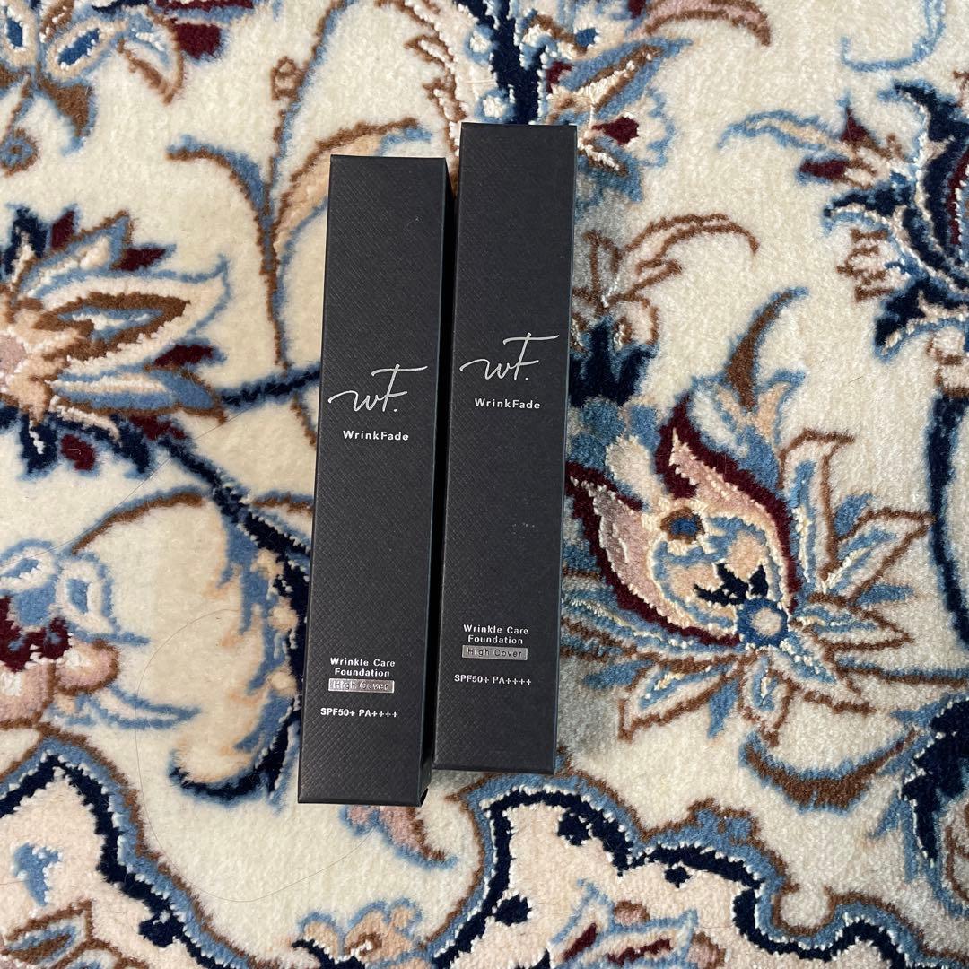 Wrink fade 薬用リンクルケアファンデーション（ハイカバー）2本