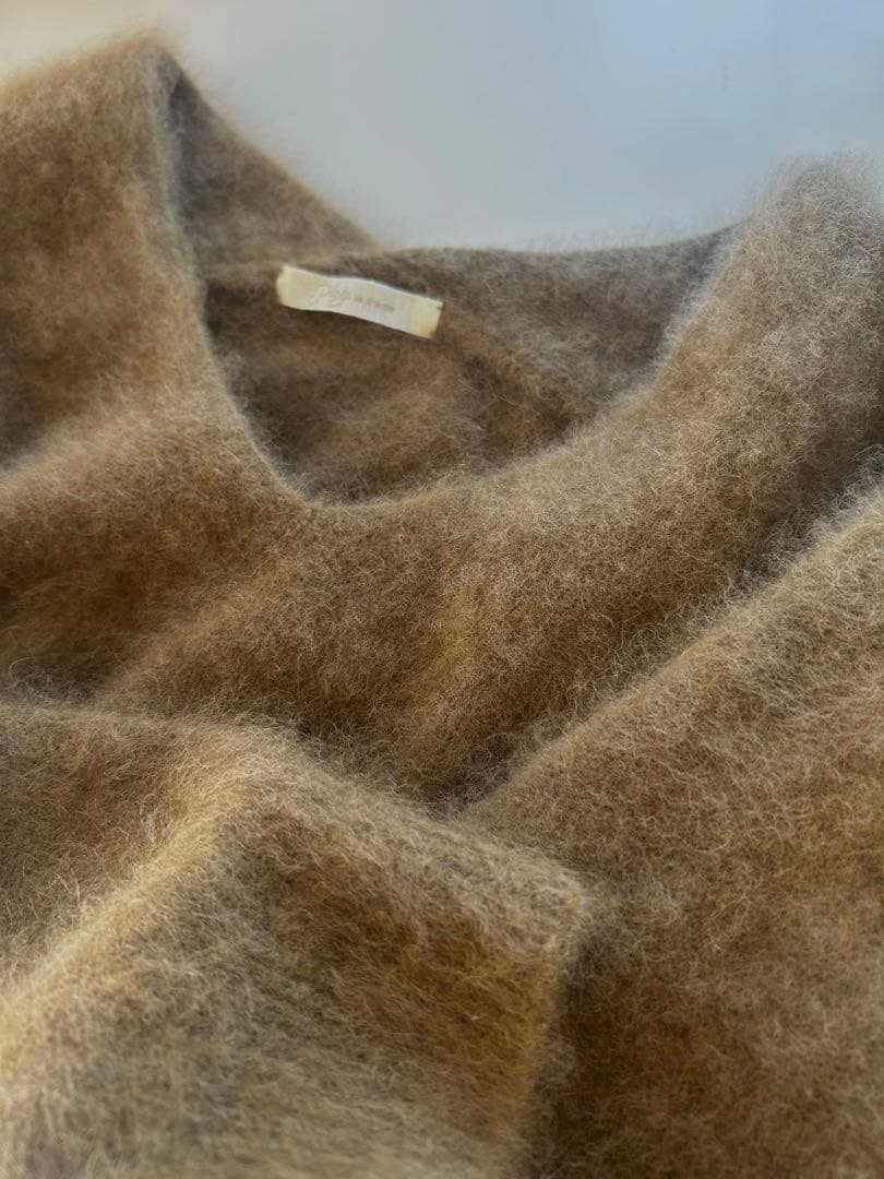 plage プラージュ Fur v ファースリットプルオーバー ニット モヘア plage（プラージュ）の「Fur V スリット プルオーバー◇（ニット