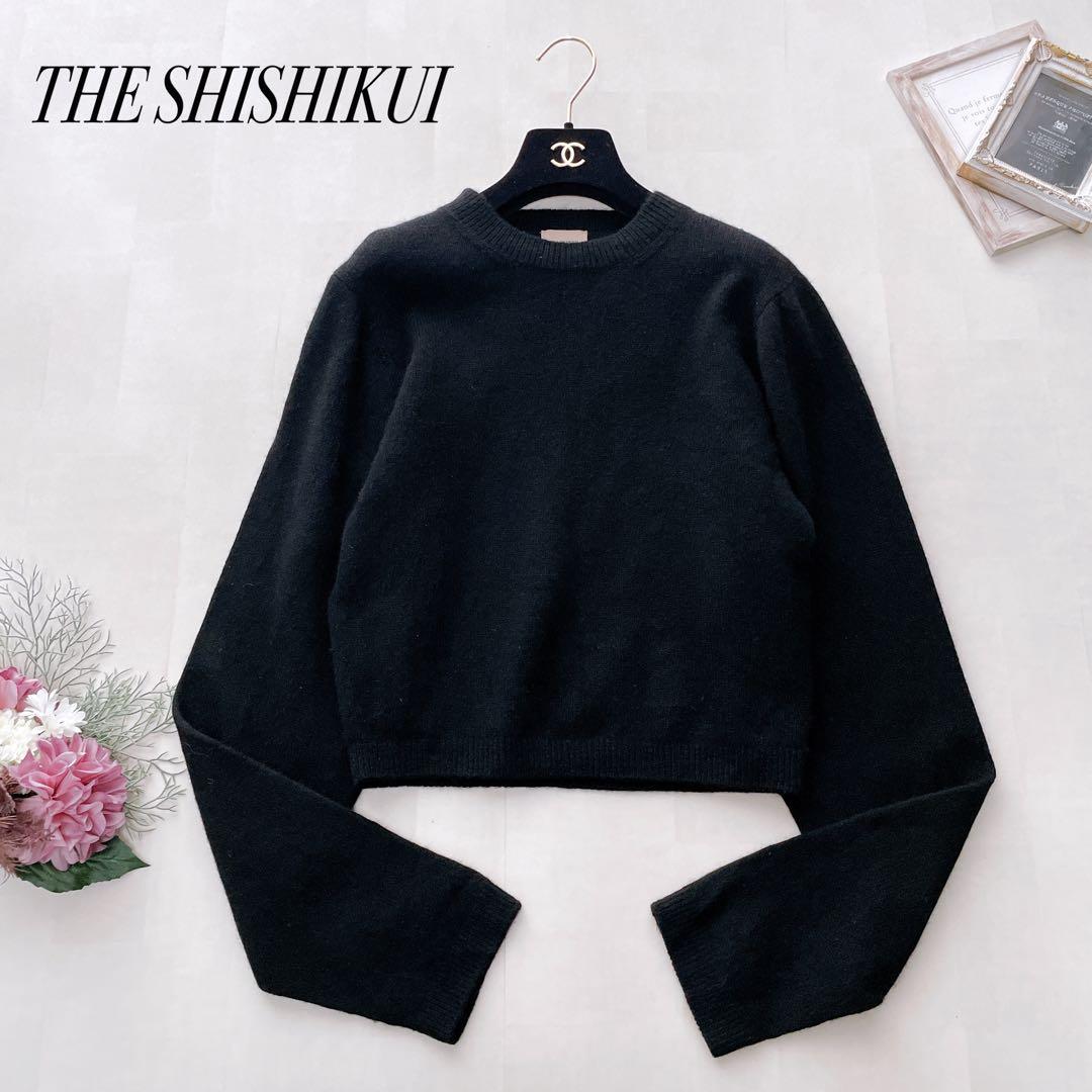 美品✨THE SHISHIKUI シシクイ ウールカシミヤ クルーネックニット