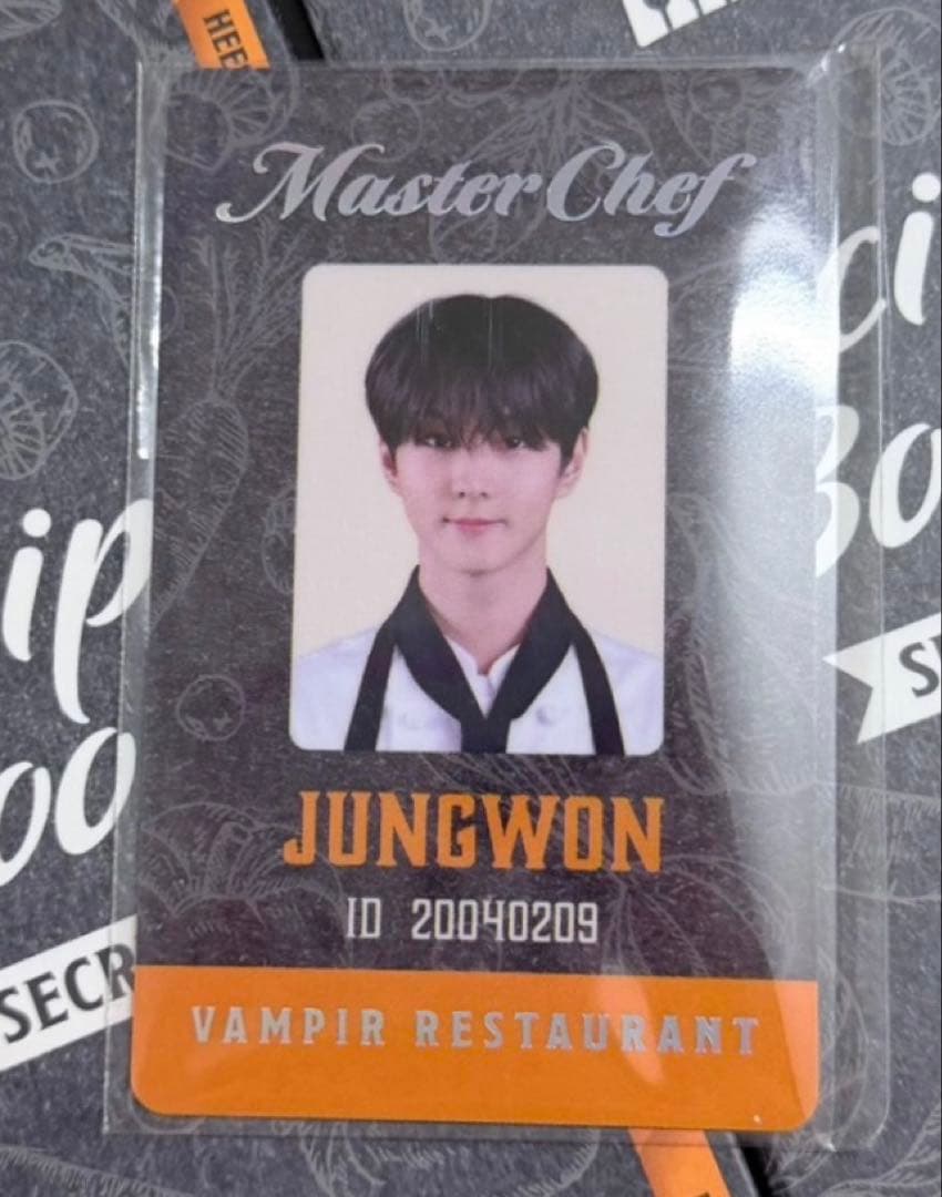 ENHYPEN ジョンウォン ポップアップ シェフ SP PVC トレカ