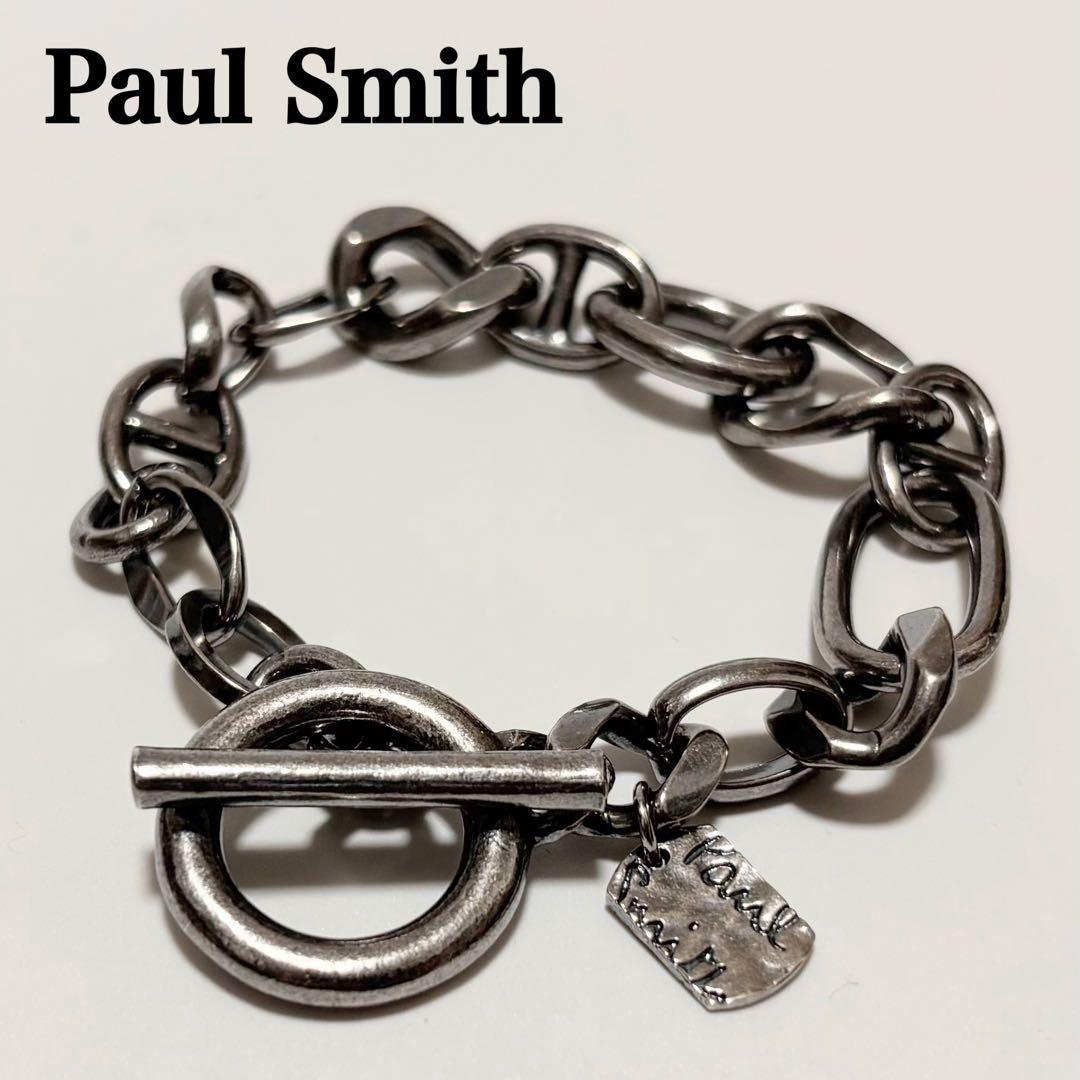 Paul Smith ブレスレットミックスチェーン Mixed Chain ロゴ