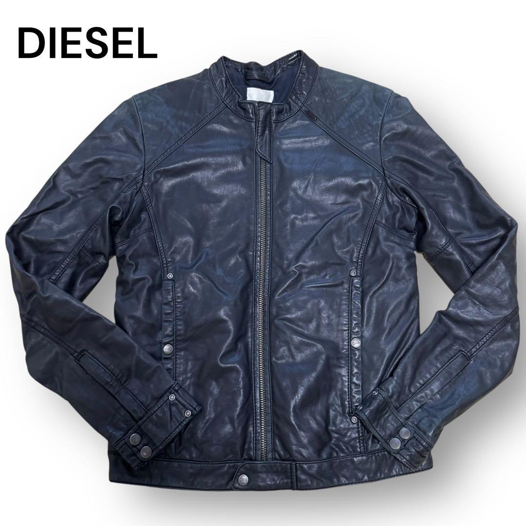 DIESEL ディーゼル　ラムスキン　レザージャケット　ライダース　メンズS〜M Amazon.co.jp: [Diesel] (ディーゼル) メンズ ジャケット レザー