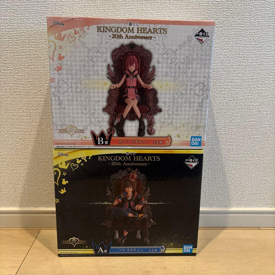 KINGDOM HEARTS 20th Anniversary フィギュアセット Ichiban Kuji Kingdom Hearts 20th Anniversary Sora Kairi Figure Set