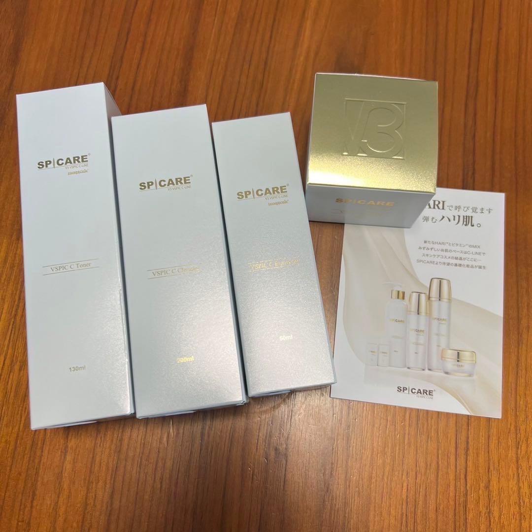 SPICARE V3 C-LINE トナー 化粧水 乳液 クリーム クレンザー