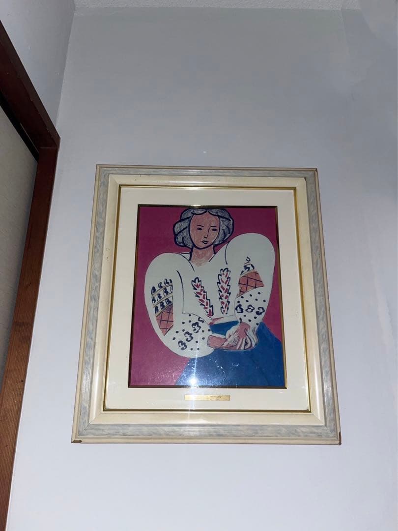 アンリマティス　ルーマニア風のブラウス　複製画　ポラロイドミュージアムレプリカ アンリマティス ルーマニア風のブラウス 複製画 ポラロイド