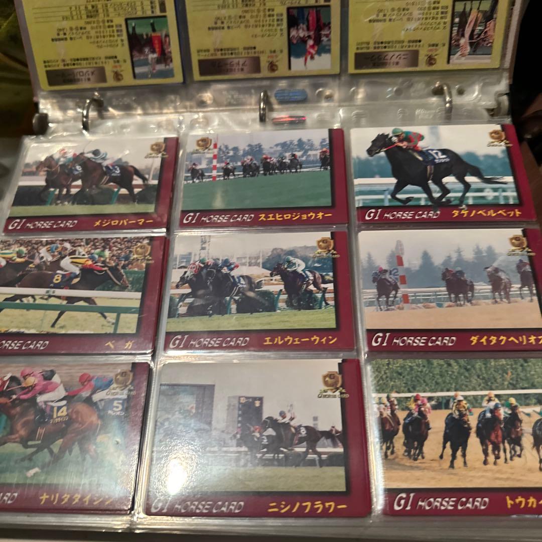 競馬 GIホースカード 大量350枚以上 オマケ 仮面ライダーホルダー