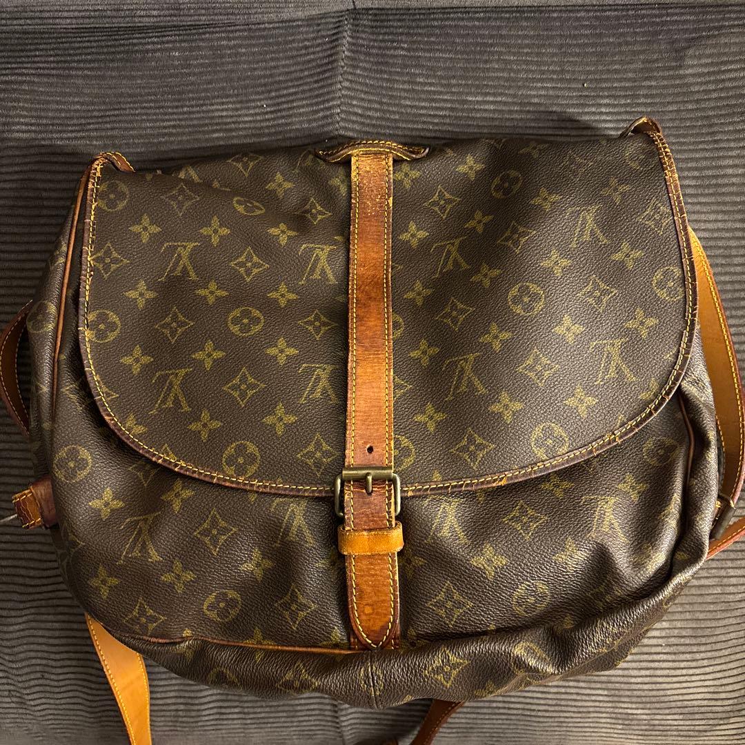LOUIS VUITTON ソミュール 35 モノグラム メッセンジャーバッグ