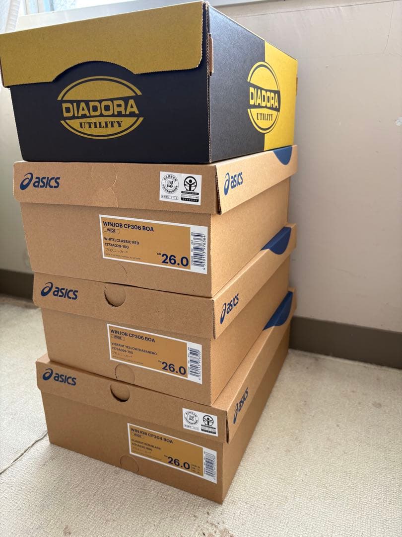 アシックス　ディアドラ、安全靴まとめ売り