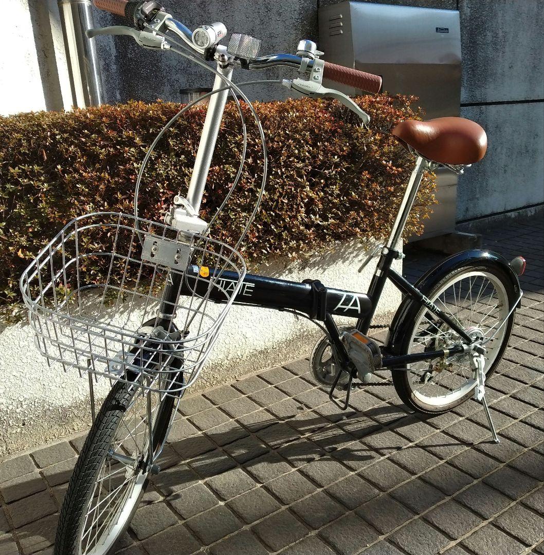 HIATE折りたたみ自転車 黒