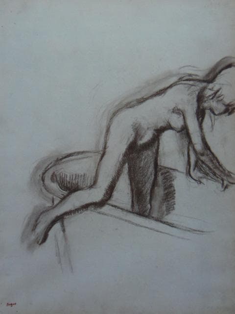 Edgar Degas、エドガー・ドガ、【LE BAIN】