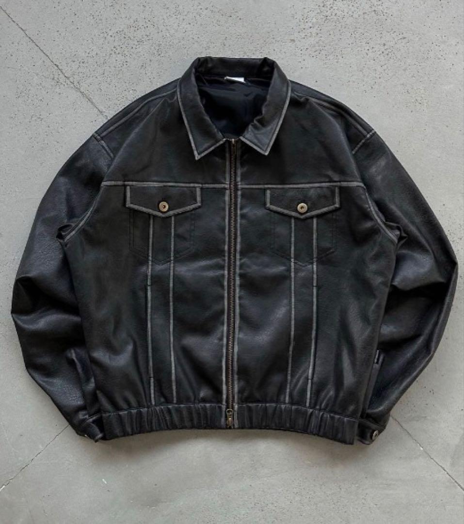 wish for ever レザージャケット - メルカリ