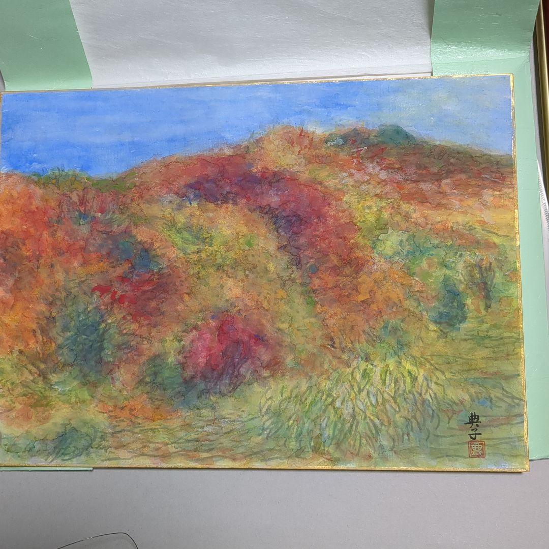 晩秋の柱 岩崎典子　絵画 Tosen Iwasaki | 岩崎 冬僊