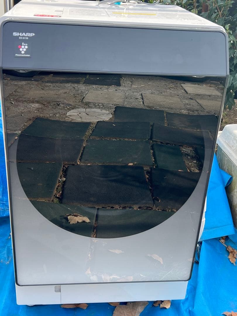 ウ*ー様 K 美品 SHARP ドラム式洗濯乾燥機ES-G11B-SL 2024 ES-G11B | 洗濯機：シャープ