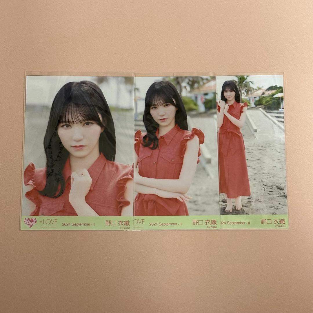 イコラブ 封入 生写真 =LOVE 特典 野口衣織 海レモ - メルカリ