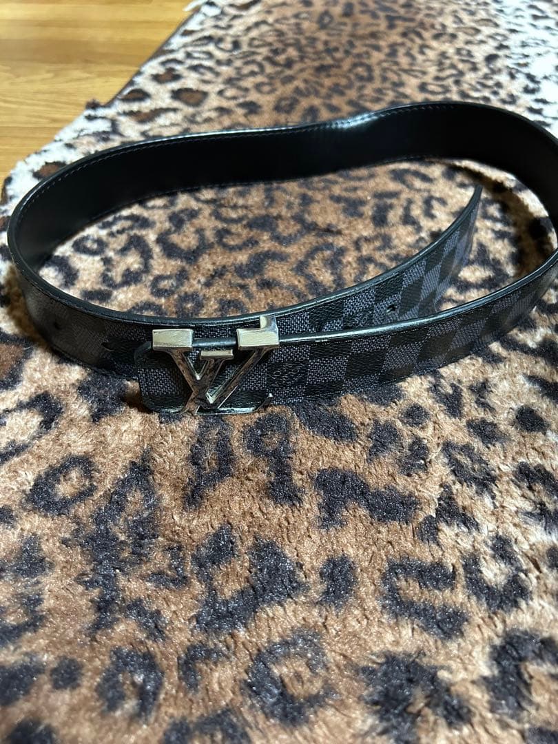 Louis Vuitton ダミエ ブラック ベルト