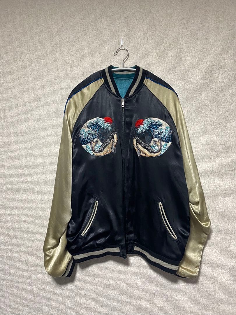 花旅楽団　スカジャン　鯨　富士　定価5万ほど