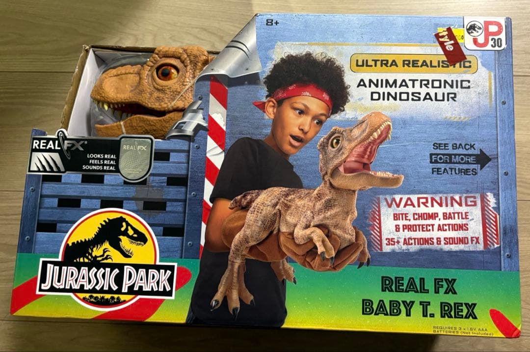 新品未開封 REAL FX BABY T-REX ジュラシックパーク クリスマス